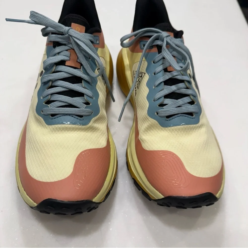CRAFT TRAIL Pure Trail X Running Shoes / Sneakers Pink Yellow Women’s 9 Men’s 8